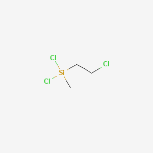 B1581314 Silane, dichloro(2-chloroethyl)methyl- CAS No. 7787-85-1