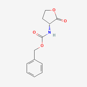 molecular formula C12H13NO4 B1581319 Cbz-D-同型半胱氨酸内酯 CAS No. 41088-89-5