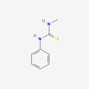 molecular formula C8H10N2S B1581327 1-甲基-3-苯基硫脲 CAS No. 2724-69-8