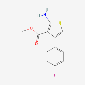 B1581329 Methyl 2-amino-4-(4-fluorophenyl)thiophene-3-carboxylate CAS No. 350997-12-5
