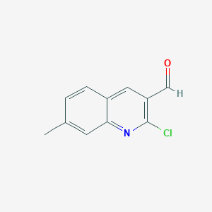 molecular formula C11H8ClNO B1581332 2-氯-7-甲基喹啉-3-甲醛 CAS No. 68236-21-5