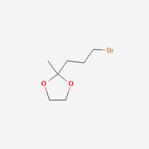 B1581341 2-(3-Bromopropyl)-2-methyl-1,3-dioxolane CAS No. 24400-75-7