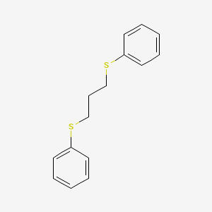 molecular formula C15H16S2 B1581348 1,3-双(苯硫基)丙烷 CAS No. 28118-53-8