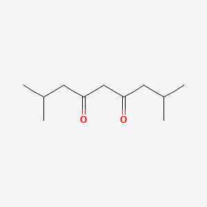 molecular formula C11H20O2 B1581350 2,8-二甲基壬烷-4,6-二酮 CAS No. 7307-08-6