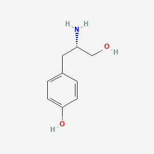 molecular formula C9H13NO2 B1581359 4-[(2S)-2-氨基-3-羟基丙基]苯酚 CAS No. 5034-68-4