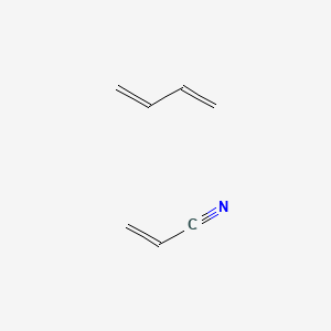 molecular formula C7H9N B1581364 2-丙烯腈与 1,3-丁二烯共聚物，氢化 CAS No. 9003-18-3