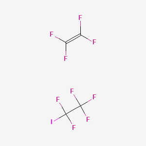 molecular formula C4F9I B1581370 Ethene, tetrafluoro-, Telomer mit Pentafluoroiodoethan CAS No. 25398-32-7