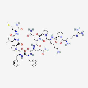 molecular formula C66H102N18O13S B1581378 P 物质，pro(9)- CAS No. 104486-69-3