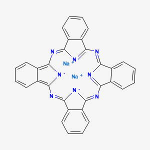 molecular formula C32H16N8Na2 B1581390 29H,31H-酞菁，二钠盐 CAS No. 25476-27-1