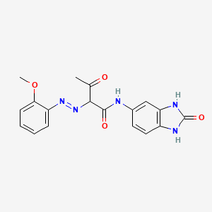 molecular formula C18H17N5O4 B1581403 颜料黄 194 CAS No. 82199-12-0