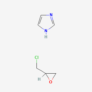molecular formula C6H9ClN2O B1581408 1H-Imidazole, polymer with (chloromethyl)oxirane CAS No. 68797-57-9