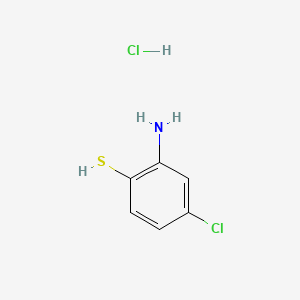 molecular formula C6H7Cl2NS B1581411 5-氯-2-巯基苯胺盐酸盐 CAS No. 615-48-5