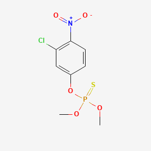 molecular formula C8H9ClNO5PS B1581421 氯硫磷 CAS No. 500-28-7