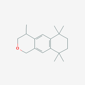 molecular formula C18H26O B158144 3,4,6,7,8,9-Hexahydro-4,6,6,9,9-pentamethyl-1H-naphtho[2,3-c]pyran CAS No. 1922-67-4