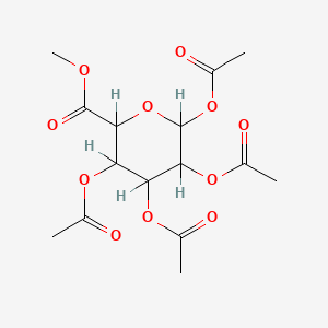 molecular formula C15H20O11 B1581440 alpha-D-Glucopyranuronic acid, methyl ester, tetraacetate CAS No. 5432-32-6