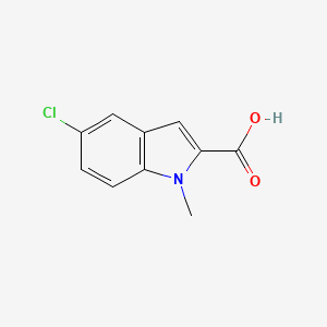 molecular formula C10H8ClNO2 B1581456 5-Chloro-1-methyl-1H-indole-2-carboxylic acid CAS No. 59908-47-3