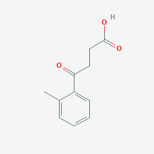 molecular formula C11H12O3 B1581462 4-(2-Methylphenyl)-4-oxobutanoic acid CAS No. 6939-36-2