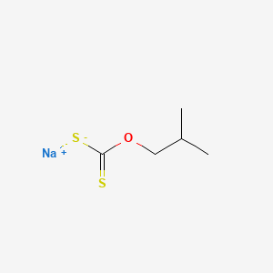 molecular formula C5H10NaOS2+ B1581475 Sodium O-isobutyl dithiocarbonate CAS No. 25306-75-6