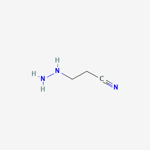 molecular formula C3H7N3 B1581480 氰乙基肼 CAS No. 353-07-1