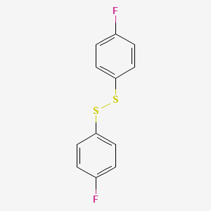 molecular formula C12H8F2S2 B1581481 二-4-氟苯硫醚 CAS No. 405-31-2