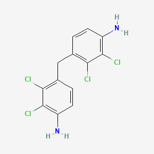 molecular formula C13H10Cl4N2 B1581495 Bis(4-amino-2,3-dichlorophenyl)methane CAS No. 42240-73-3
