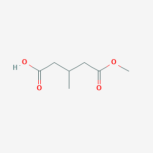 molecular formula C7H12O4 B1581503 5-甲氧基-3-甲基-5-氧代戊酸 CAS No. 27151-65-1