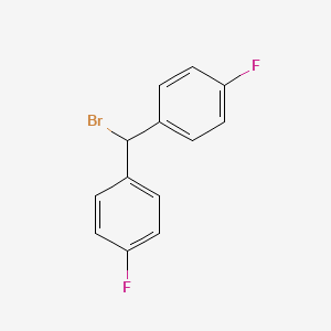 molecular formula C13H9BrF2 B1581514 1,1'-(溴亚甲基)双(4-氟苯) CAS No. 345-90-4