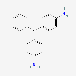 molecular formula C19H18N2 B1581523 4,4'-二氨基三苯甲烷 CAS No. 603-40-7