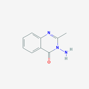 molecular formula C9H9N3O B158153 3-amino-2-methylquinazolin-4(3H)-one CAS No. 1898-06-2