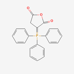 molecular formula C22H17O3P B1581535 2-(Triphenylphosphoranylidene)succinic anhydride CAS No. 906-65-0