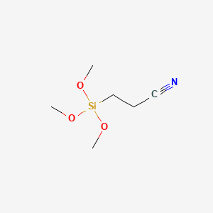 molecular formula C6H13NO3Si B1581551 2-Cyanoethyltrimethoxysilane CAS No. 2526-62-7