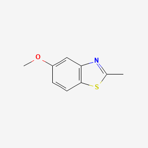 molecular formula C9H9NOS B1581558 5-Methoxy-2-methylbenzothiazole CAS No. 2941-69-7