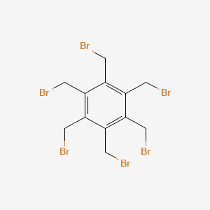 molecular formula C12H12Br6 B1581562 Hexakis(bromomethyl)benzene CAS No. 3095-73-6