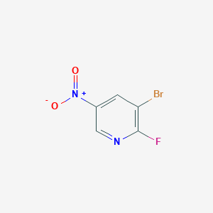 molecular formula C5H2BrFN2O2 B158157 3-溴-2-氟-5-硝基吡啶 CAS No. 1868-58-2