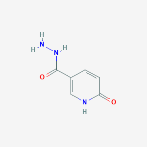 molecular formula C6H7N3O2 B158159 6-Oxo-1,6-dihydropyridine-3-carboxylic acid hydrazide CAS No. 134531-63-8