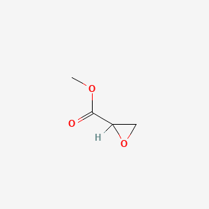 molecular formula C4H6O3 B1581602 甲基环氧乙烷-2-羧酸酯 CAS No. 4538-50-5
