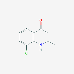 molecular formula C10H8ClNO B1581605 8-氯-2-甲基喹啉-4-醇 CAS No. 5236-87-3