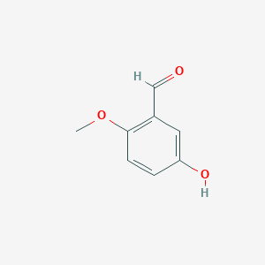 molecular formula C8H8O3 B1581619 5-羟基-2-甲氧基苯甲醛 CAS No. 35431-26-6