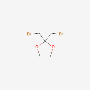 molecular formula C5H8Br2O2 B1581625 2,2-双(溴甲基)-1,3-二氧戊环 CAS No. 20599-01-3