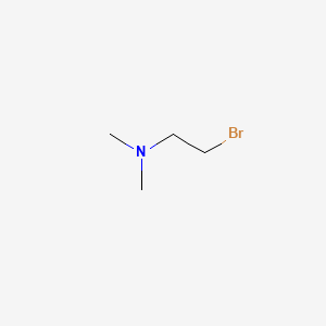 molecular formula C4H10BrN B1581627 2-溴乙基二甲胺 CAS No. 5459-68-7