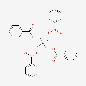 molecular formula C33H28O8 B1581646 Pentaerythritol tetrabenzoate CAS No. 4196-86-5