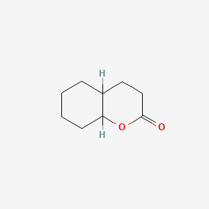 molecular formula C9H14O2 B1581648 Octahydro-2H-1-benzopyran-2-one CAS No. 4430-31-3