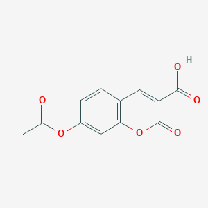 molecular formula C12H8O6 B1581654 7-Acetoxycoumarin-3-carboxylic acid CAS No. 81017-23-4