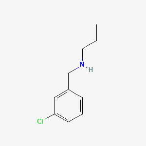 molecular formula C10H14ClN B1581655 Benzenemethanamine, 3-chloro-N-propyl- CAS No. 39190-98-2