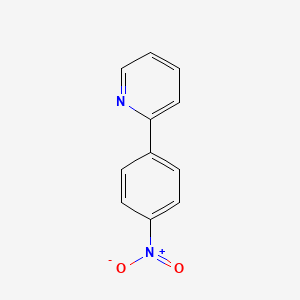 molecular formula C11H8N2O2 B1581657 2-(4-Nitrophenyl)pyridine CAS No. 4282-47-7