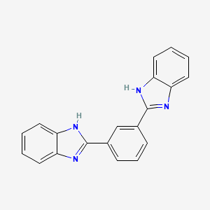 molecular formula C20H14N4 B1581665 1,3-Bis(1H-benzo[d]imidazol-2-yl)benzene CAS No. 29914-81-6