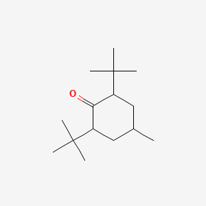 molecular formula C15H28O B1581690 2,6-二叔丁基-4-甲基环己酮 CAS No. 23790-39-8