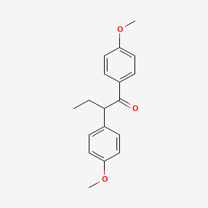 molecular formula C18H20O3 B1581695 1,2-双(4-甲氧基苯基)丁酮 CAS No. 4390-94-7