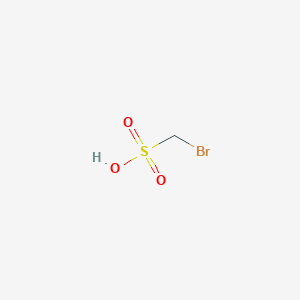 molecular formula CH3BrO3S B1581697 Bromomethanesulfonic acid CAS No. 34239-78-6