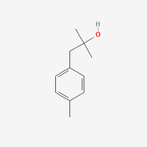molecular formula C11H16O B1581702 苯乙醇，α，α，4-三甲基- CAS No. 20834-59-7